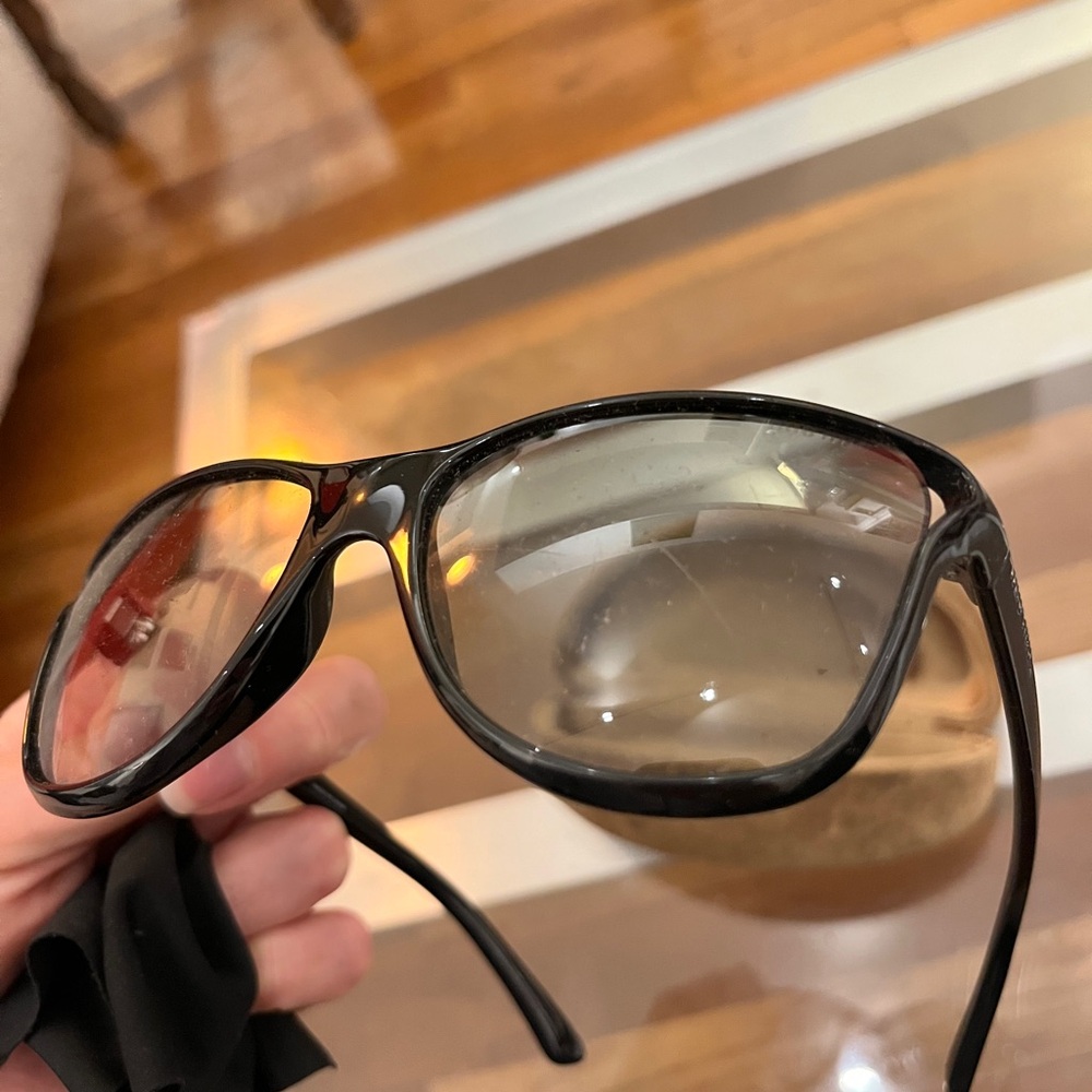 Miu Miu Black Oversized Sunglasses